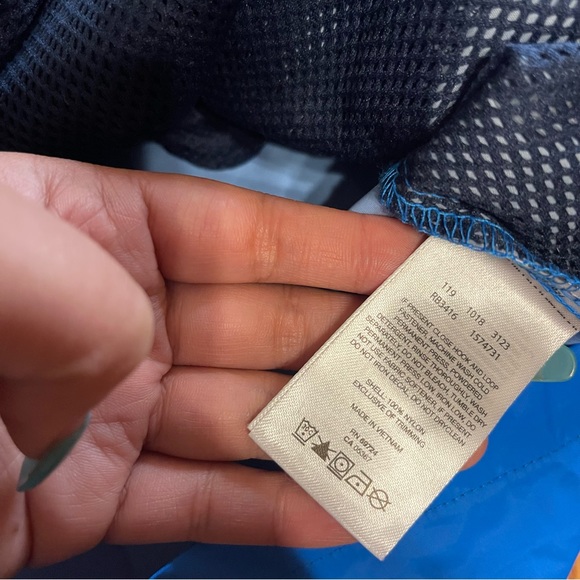 Columbia Black and Blue Windbreaker Jacket - Picture 3 of 5